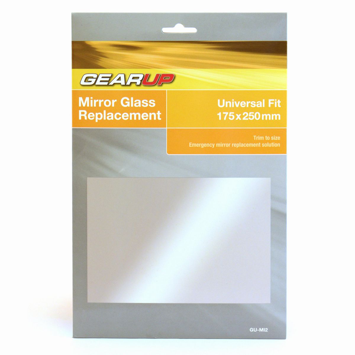 Gear Up Mirror Glass Replacement - 175 X 250mm GU-MI2