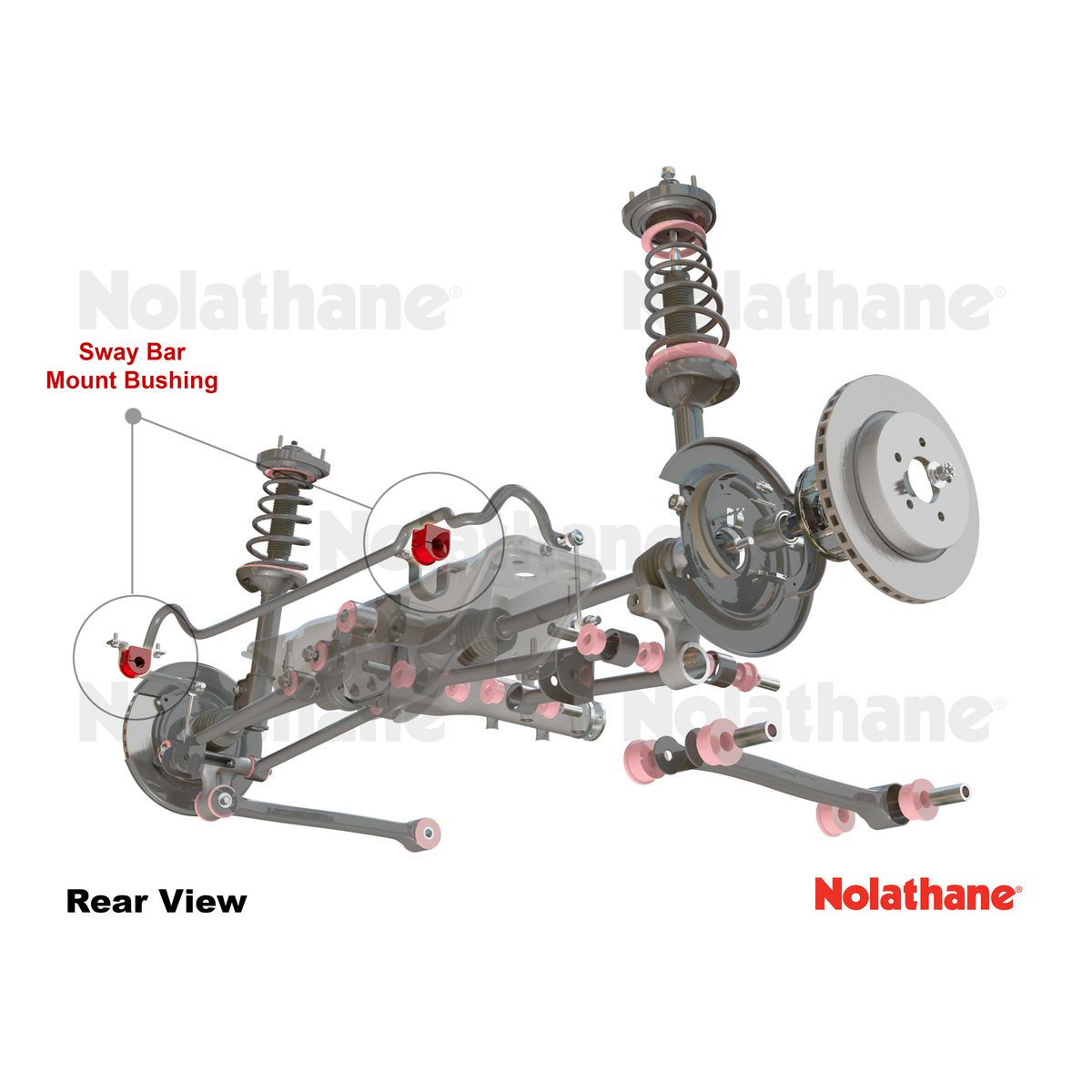 Nolathane Sway Bar Bushing Kit 421045