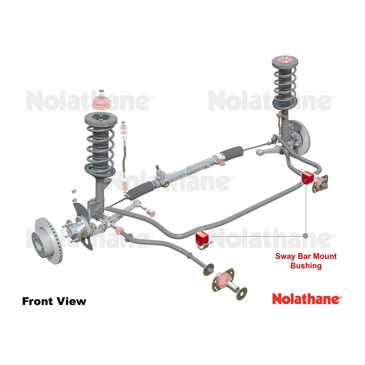 Nolathane Sway Bar Bushing Kit 421014