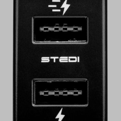 STEDI Dual USB fits Isuzu DMaxHolden Colorado 2012On DUALUSBNDMX
