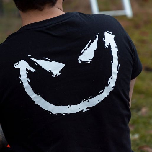 STEDI Iconic Smiley T Shirt Black Extra Large Size TEE-BLACKSMILEY-XL