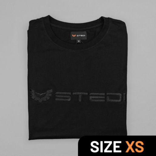 STEDI Monochrome T-Shirt Black Extra Small Size MERCHTEESTEDIBLKXS