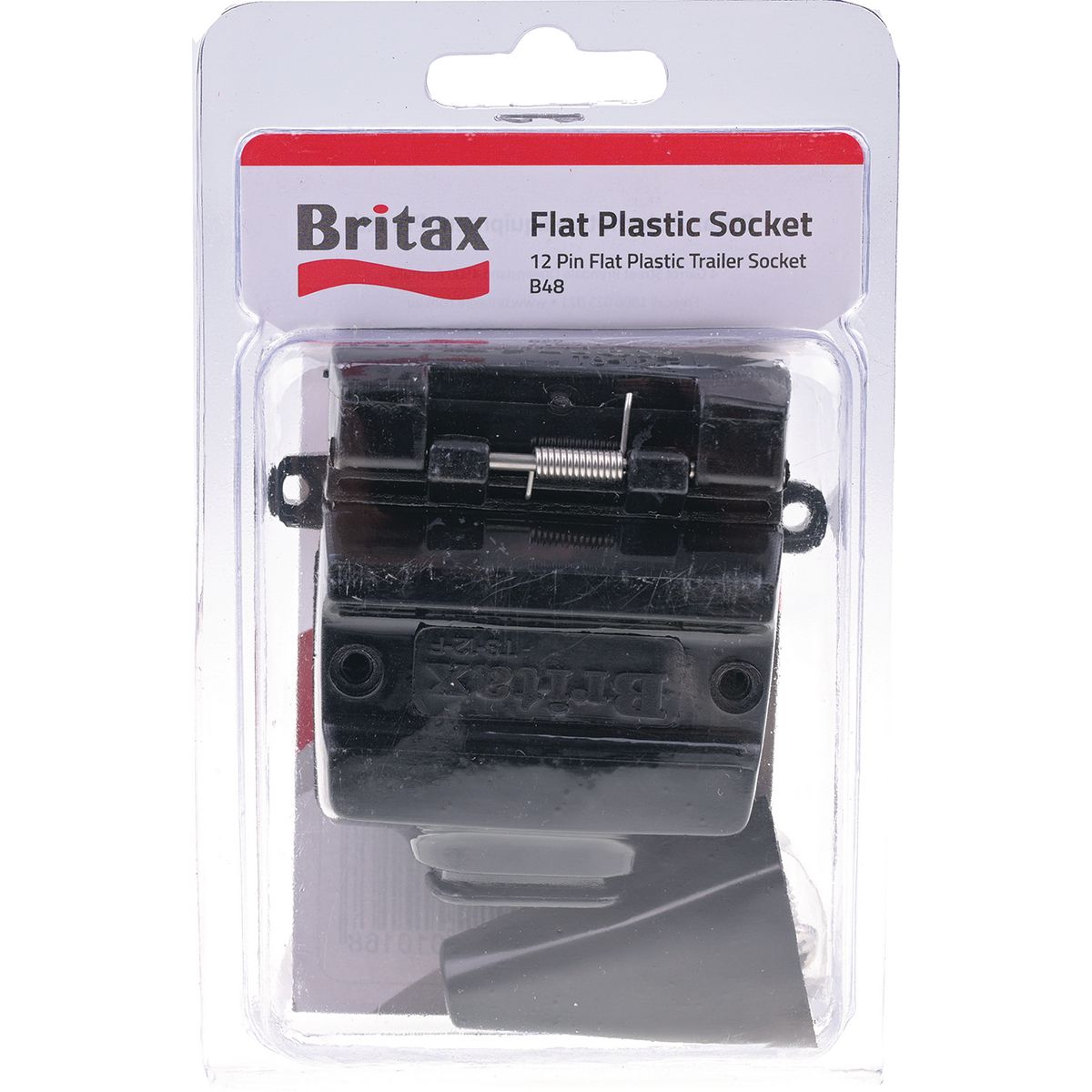 OEX Trailer Socket 12 Pin Flat - Plastic ACX2811