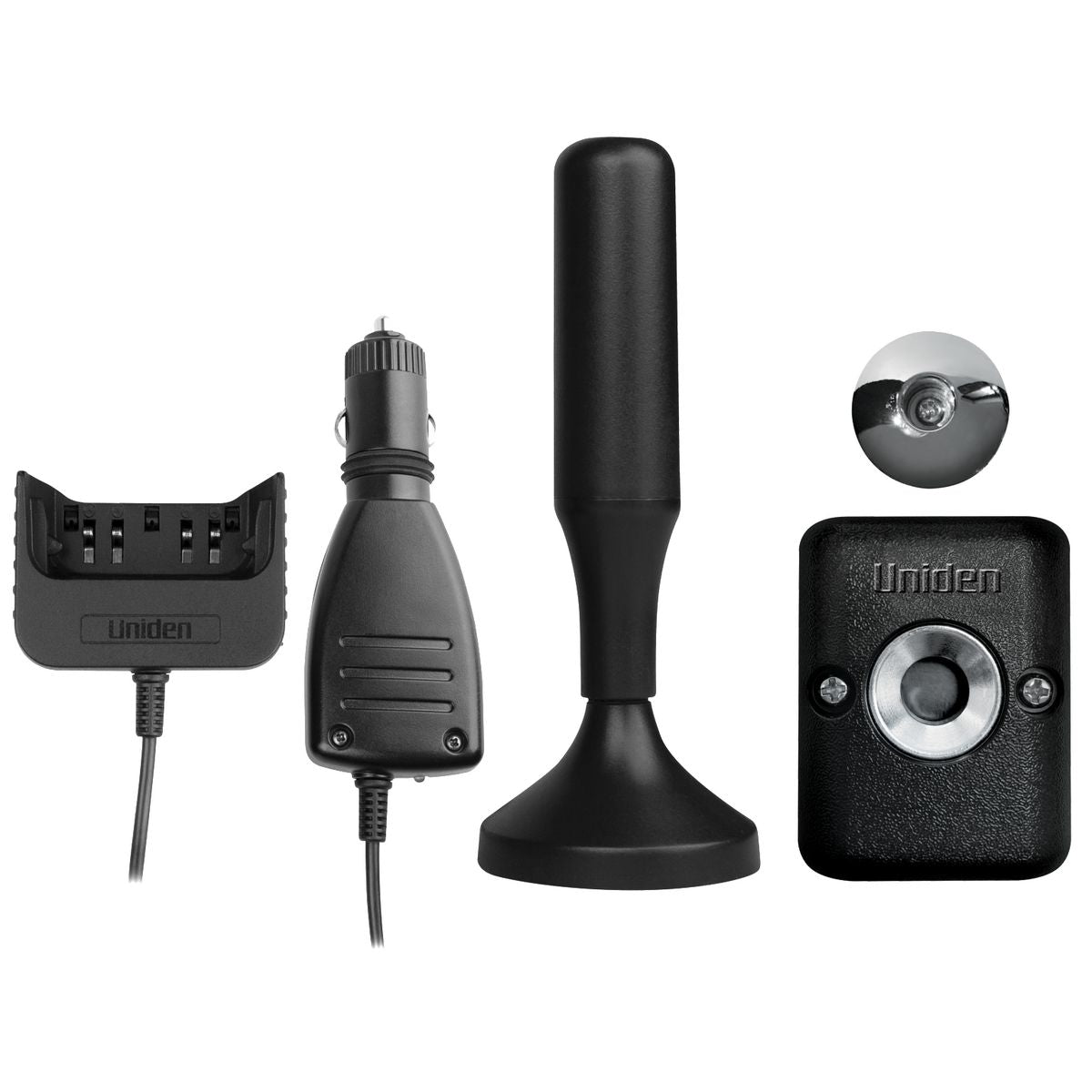 Uniden Xtrak 50/50 Pro Car Kit Cigarette Charger Cradle, Mag Antenna ACCX50