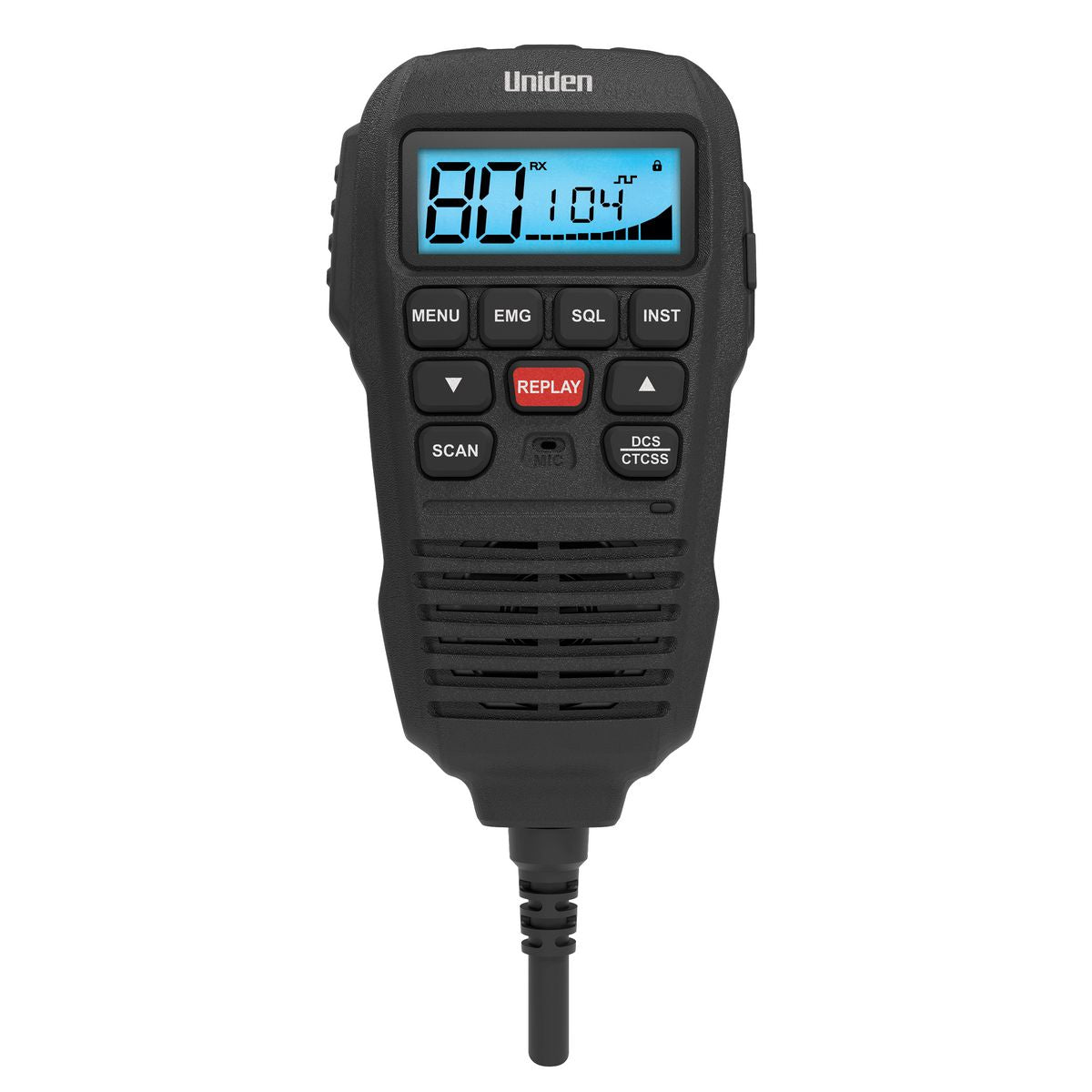 Uniden Mini Compact UHF CB Mobile With Remote Speaker Microphone and Antenna 6.6dbi ESCAPEPACK S