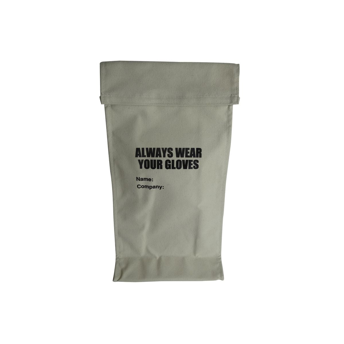 Elec. Factory Outlet Glove Cotton Bag Heavy Duty Canvas Single Pocket GLOVEBAG