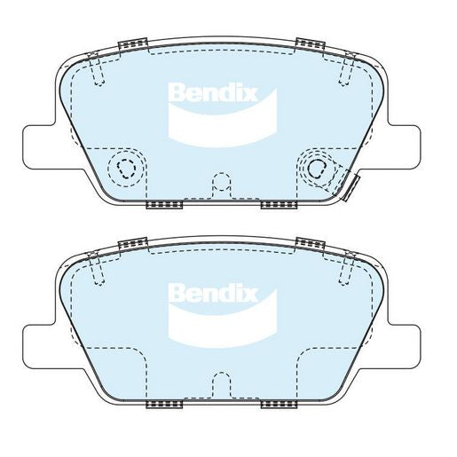 Bendix Brake Pads Set - Heavy Duty DB2614 HD
