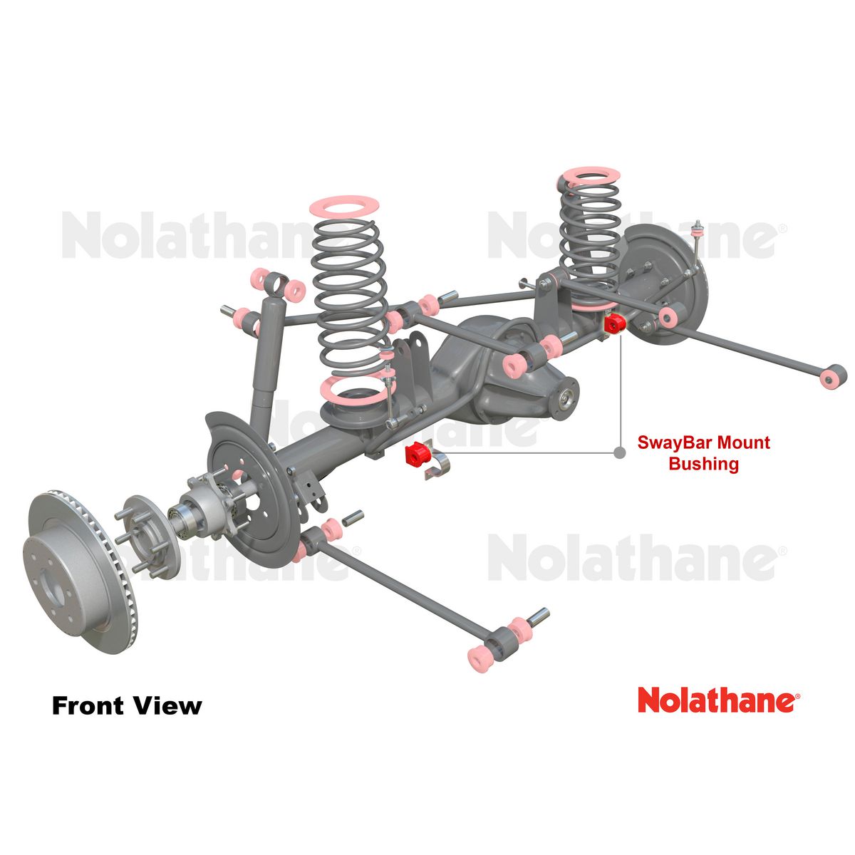 Nolathane Sway Bar Mount Bushing Kit 17Mm 421040