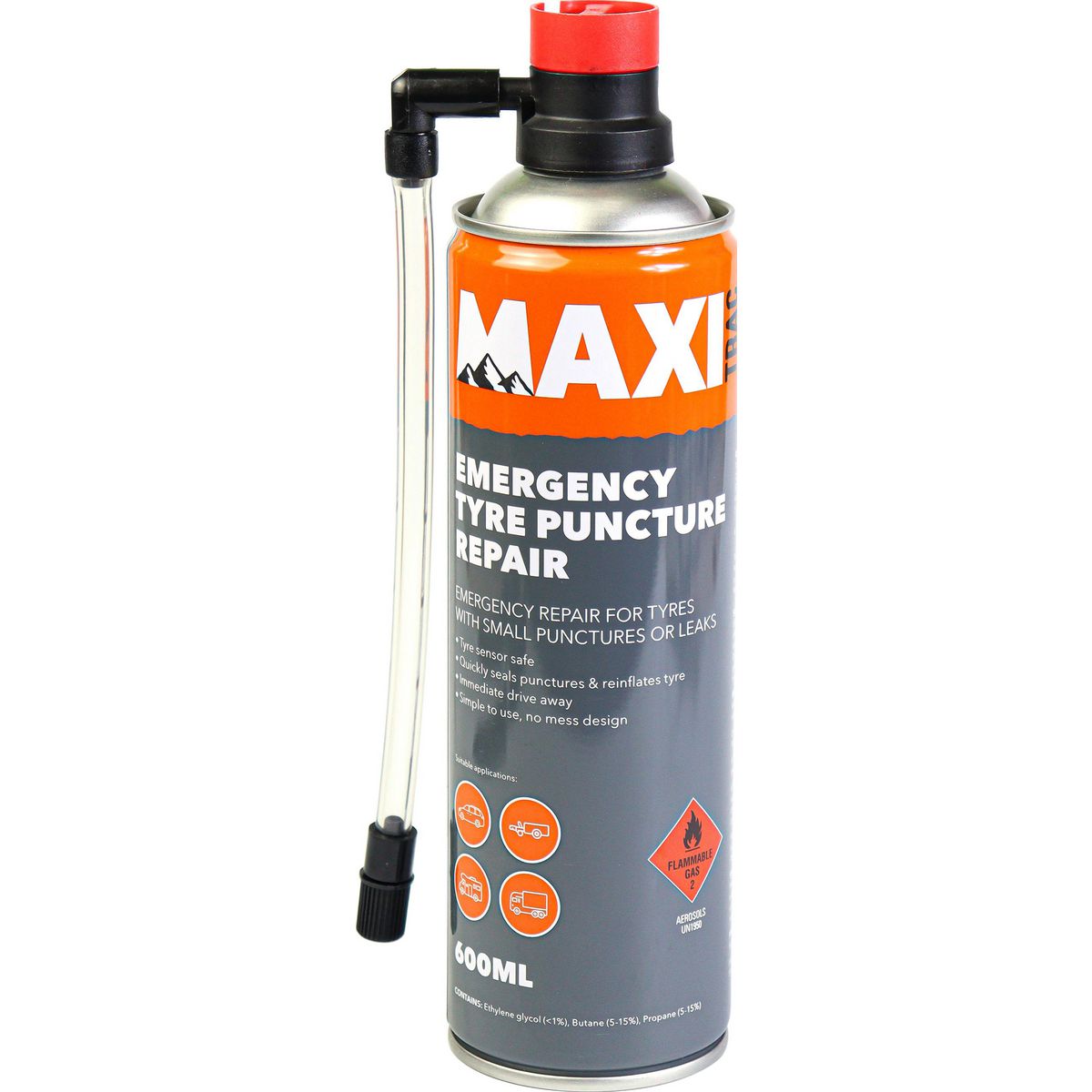 Maxi Trac Tyre Sealant - 600 ml MTTS600