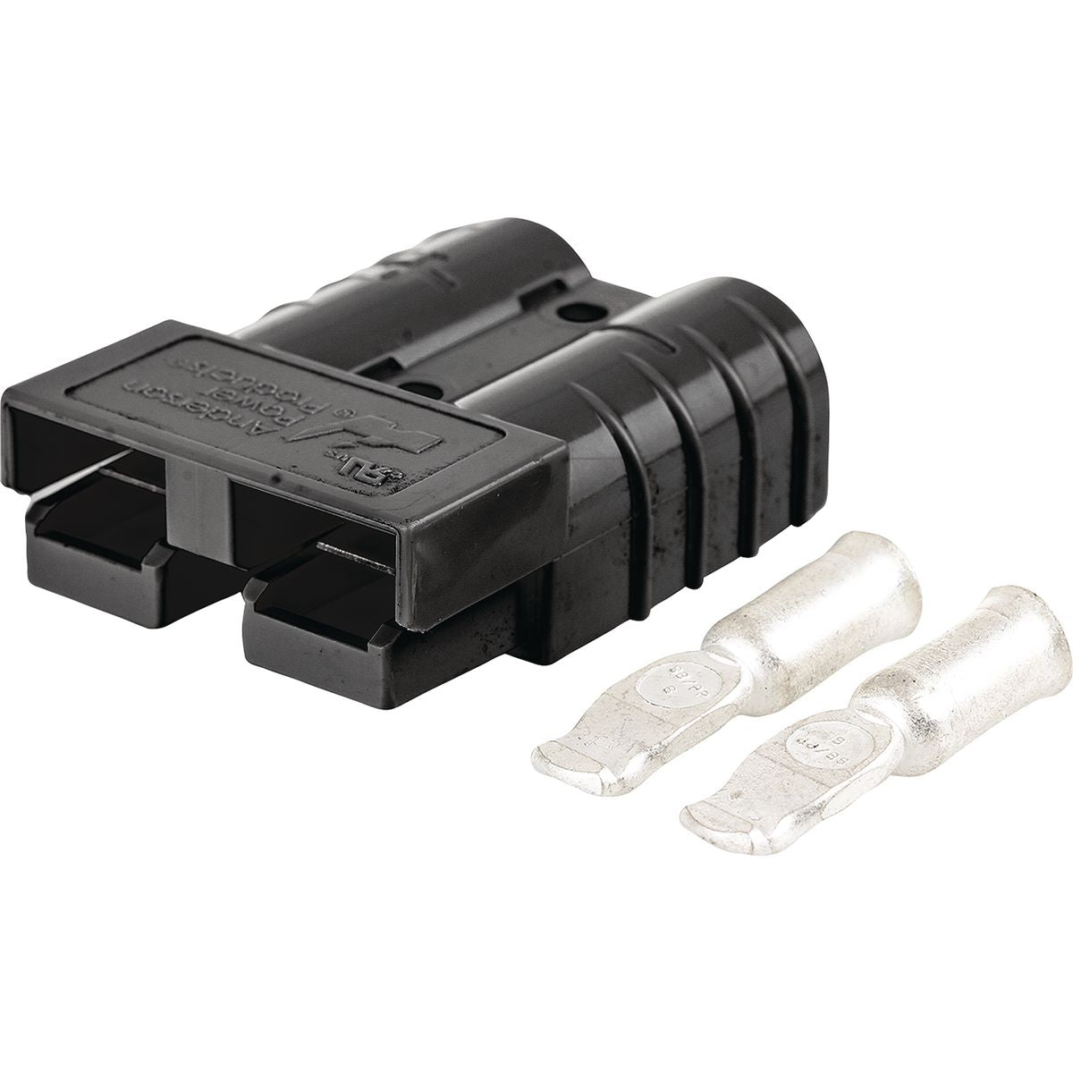 Drivetech 4X4 50A Genuine Anderson Connector, Black - With Terminals DT-06980