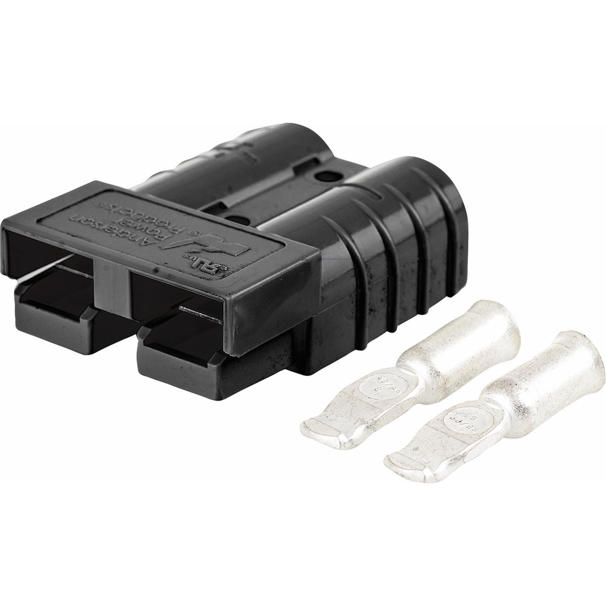 Drivetech 4X4 50A Genuine Anderson Connector, Black - With Terminals DT-06980