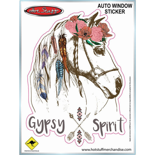 Hotstuff Hotstuff Automotive Window Sticker Boho Horse SH4148