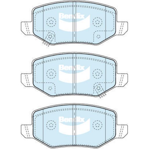 Bendix Brake Pads Set - General Ct DB2653 GCT
