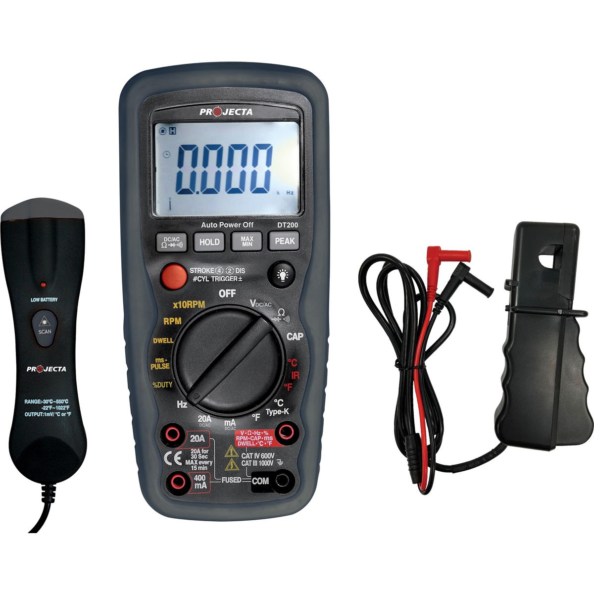 Projecta Automotive Digital Multimeter DT200