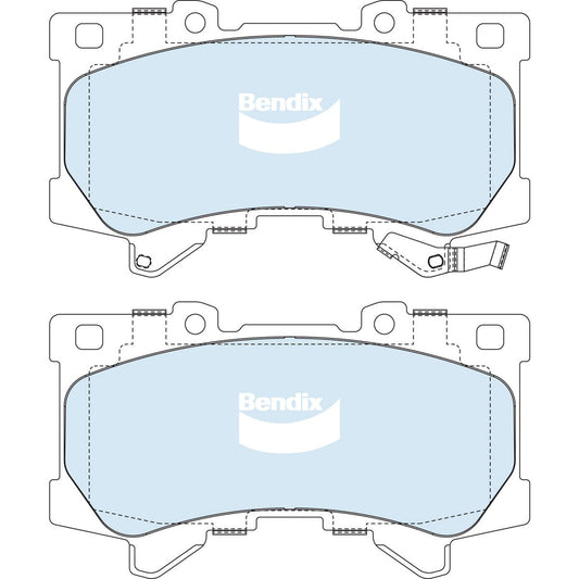 Bendix Heavy Duty Brake Pad Set Front DB2639 HD