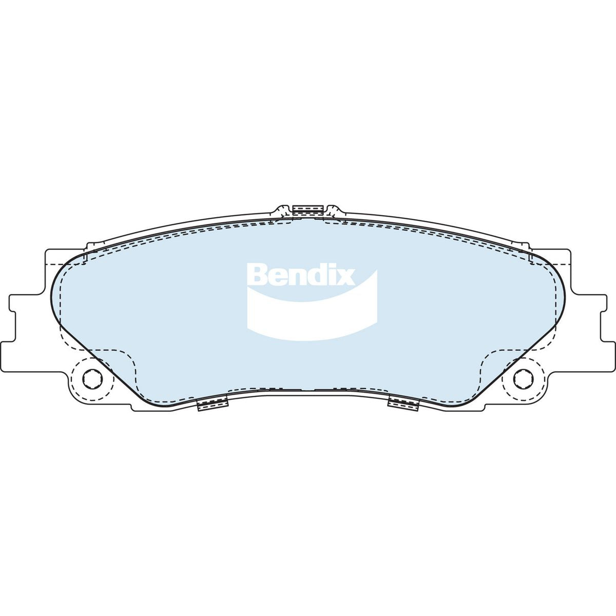 Bendix Heavy Duty Brake Pad Set Rear DB2640 HD