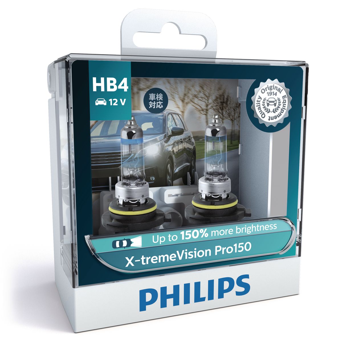 Philips X-TremEVision Pro150 Globes Pair Hb4 9006 12V 51W P22D S2 9006XVPROS2