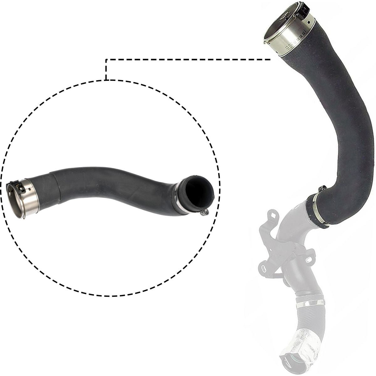 Gates Turbo Air Intake Hose 09-1430