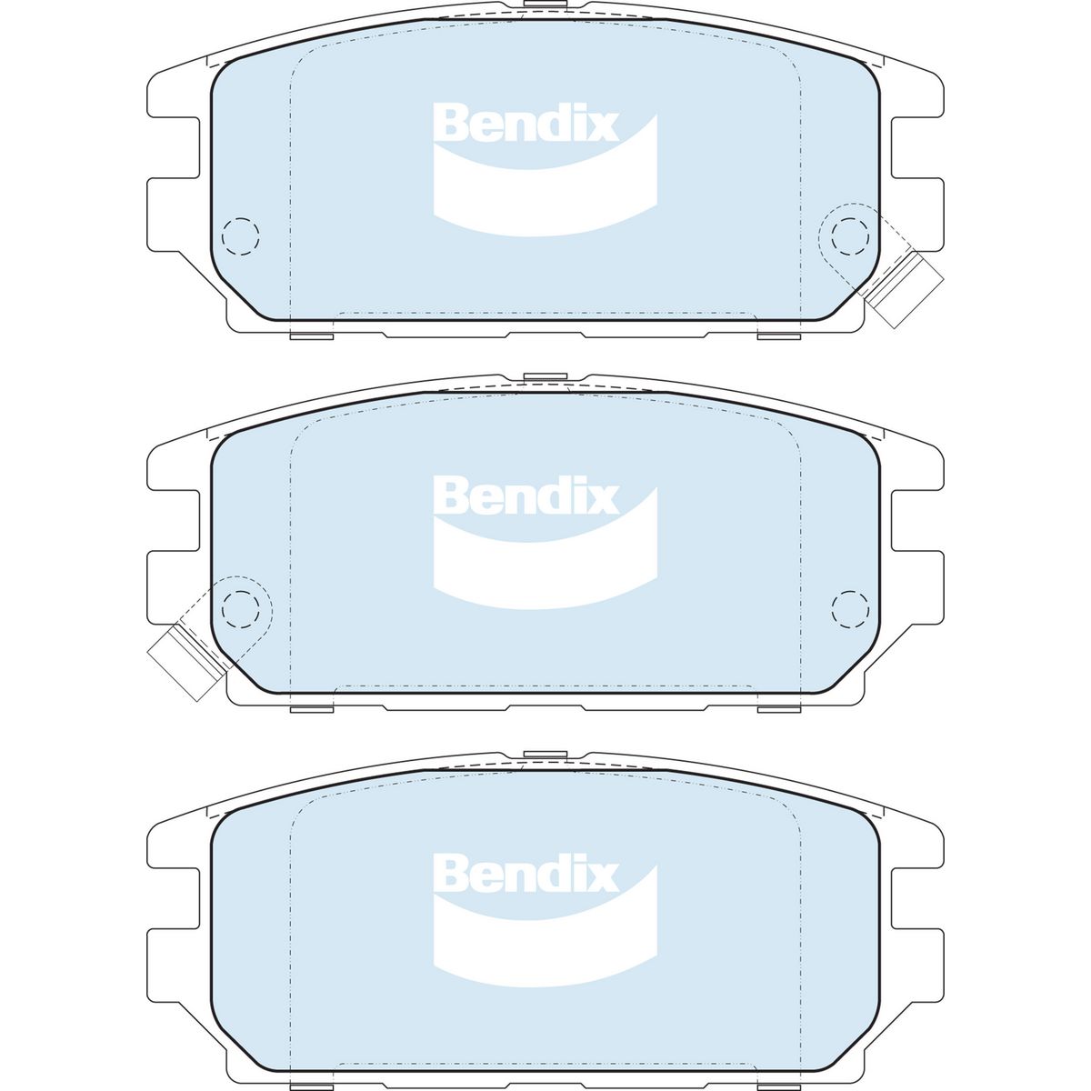 Bendix Brake Pads Set - Srt Street Road Track DB1238 SRT