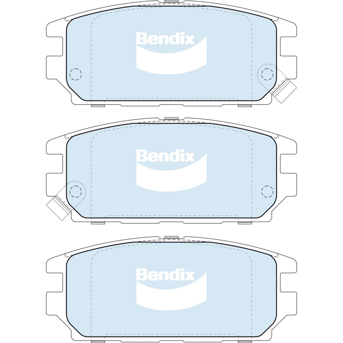 Bendix Brake Pads Set - Srt Street Road Track DB1238 SRT