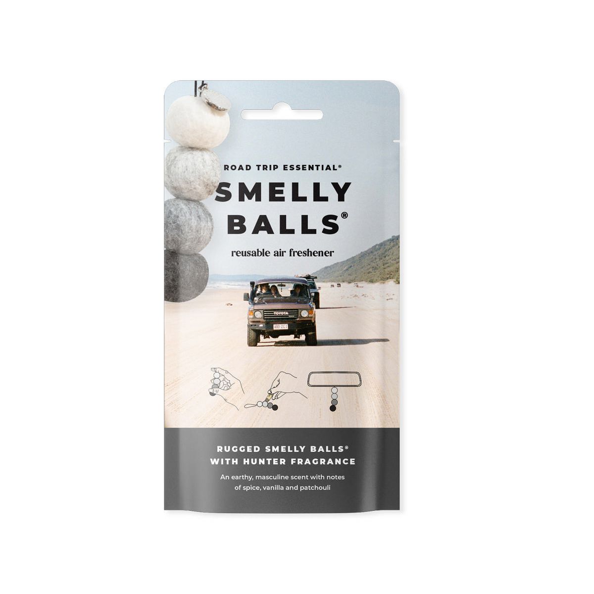 Smellyballs Rugged - Tobacco 5Ml Set - Pouch ARSBSRGHT