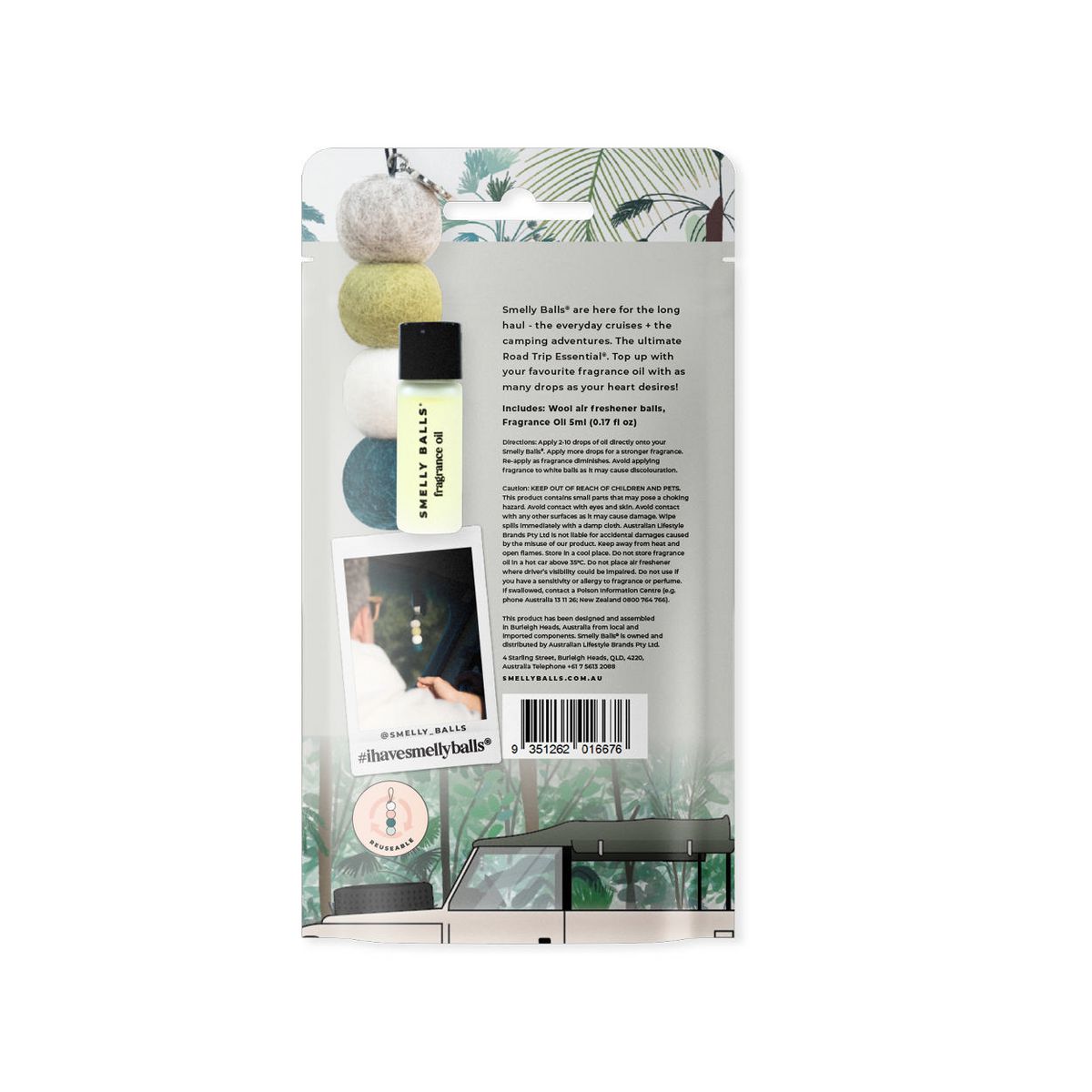 Smellyballs Serene - Native Trees 5Ml Set - Pouch ARSBSSRTV