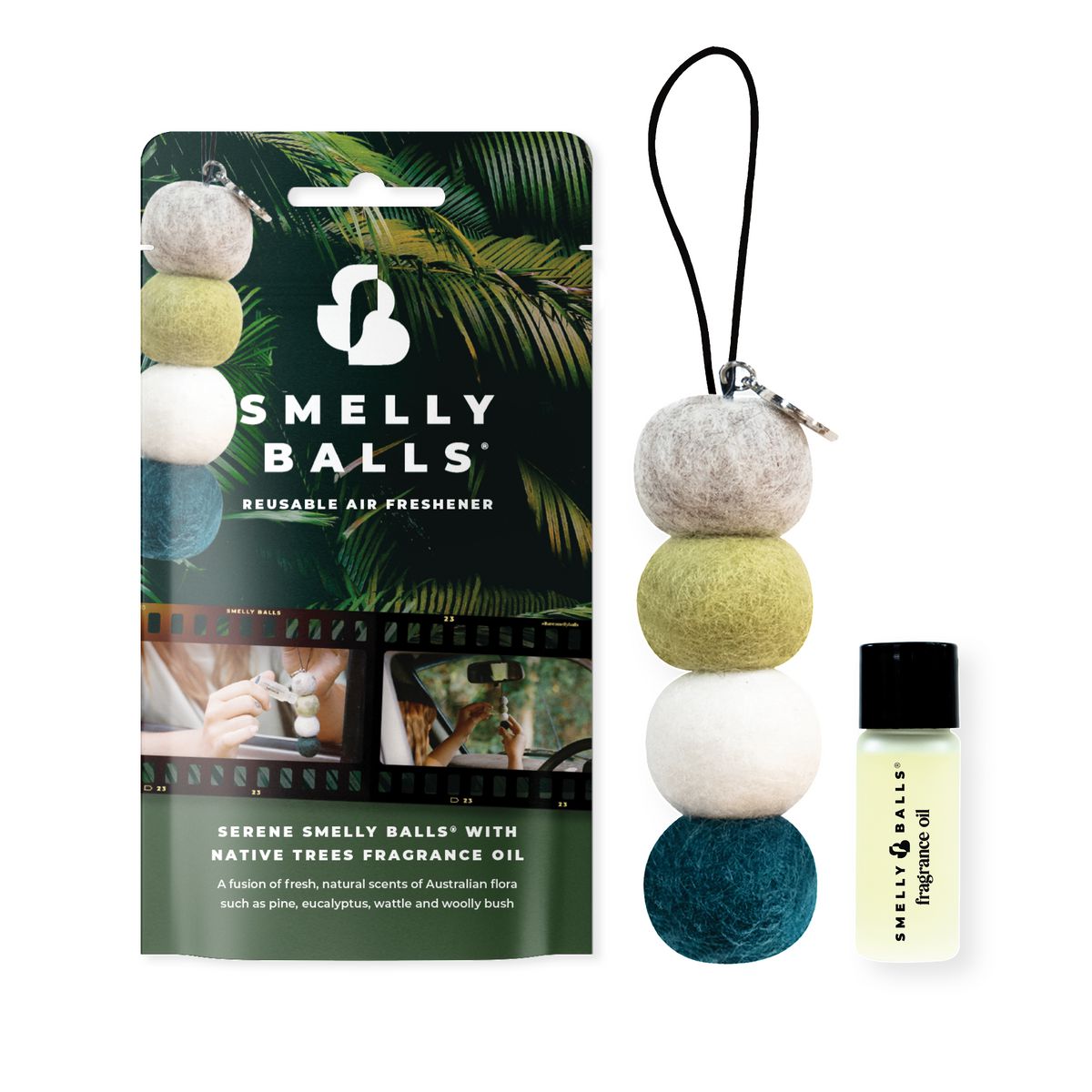Smellyballs Serene - Native Trees 5Ml Set - Pouch ARSBSSRTV