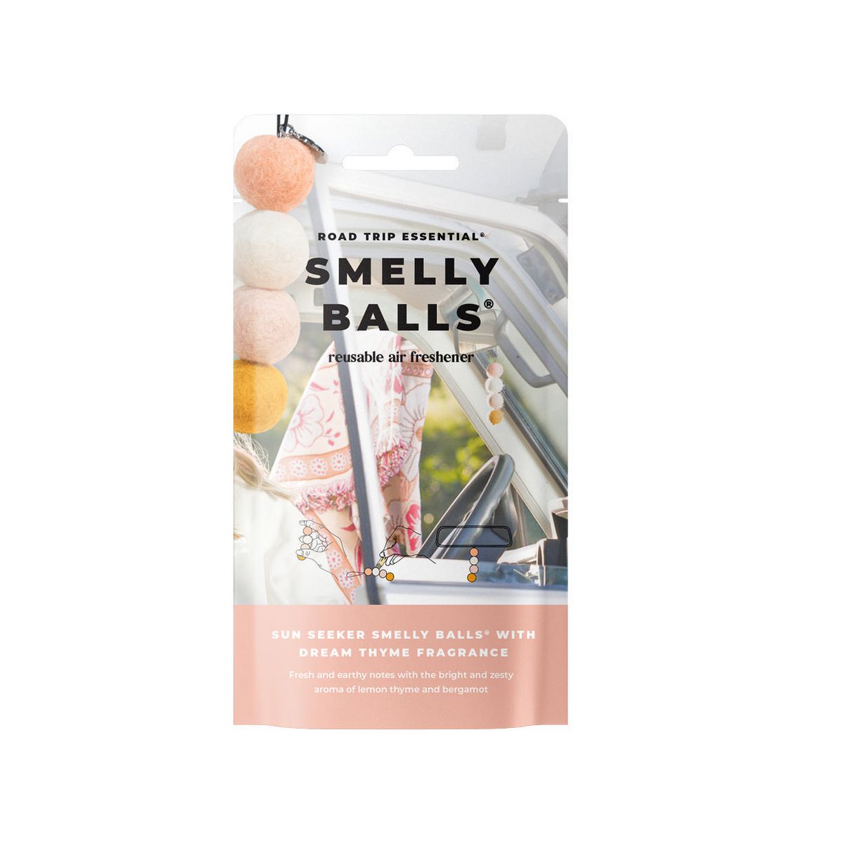Smellyballs Sun Seeker - Coconut Lime 5Ml Set - Pouch ARSBSSSDT