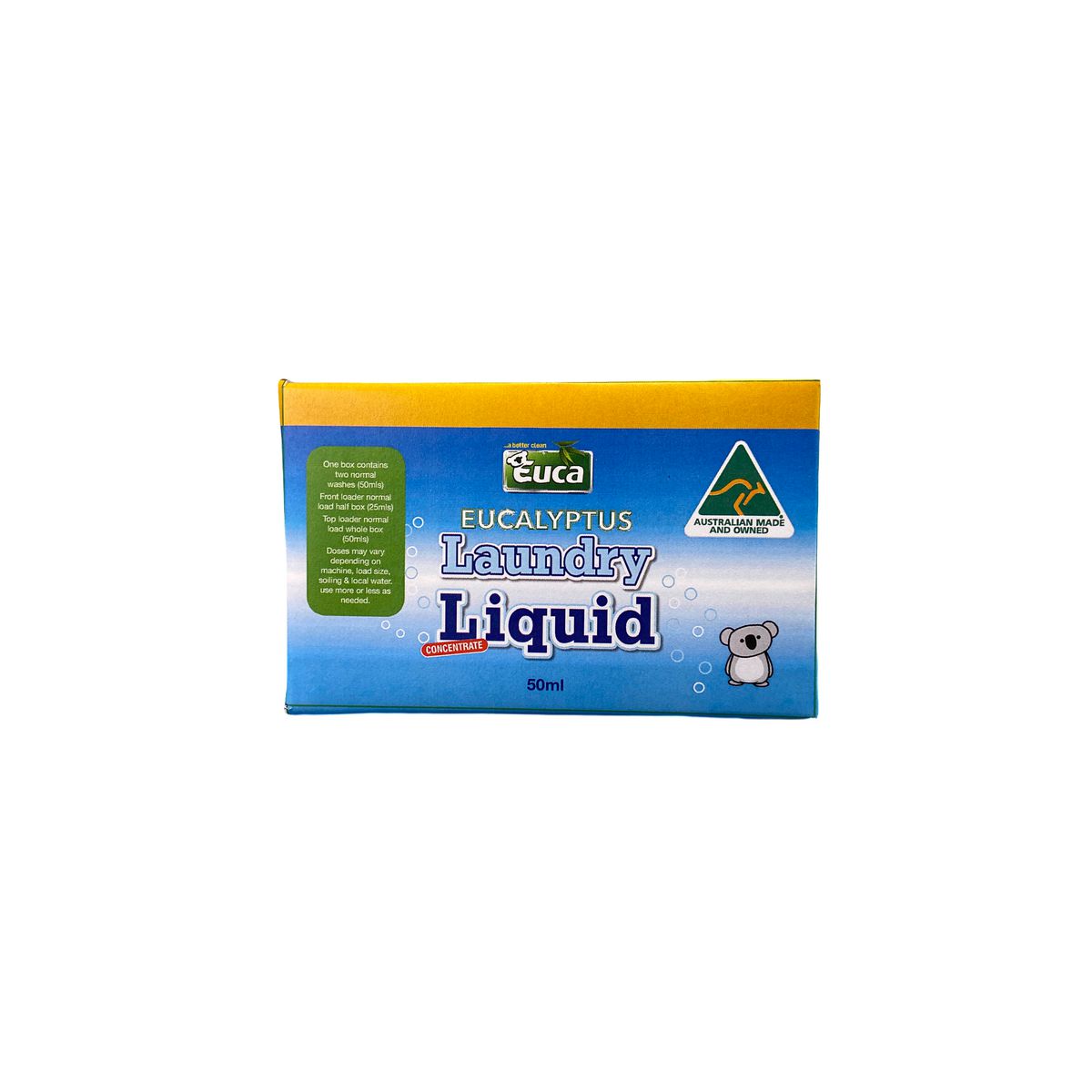 Euca Eucalyptus Laundromat Liquid  -Boxed pack 50ml 004B50
