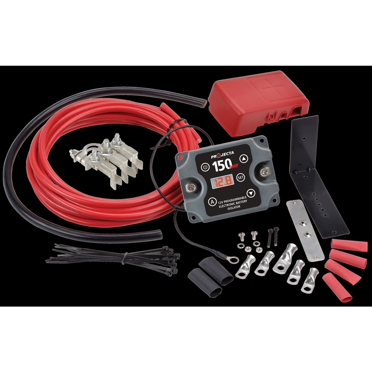 Projecta 150A 12V Voltage Isolator With Mount/Install Kit VSR150K