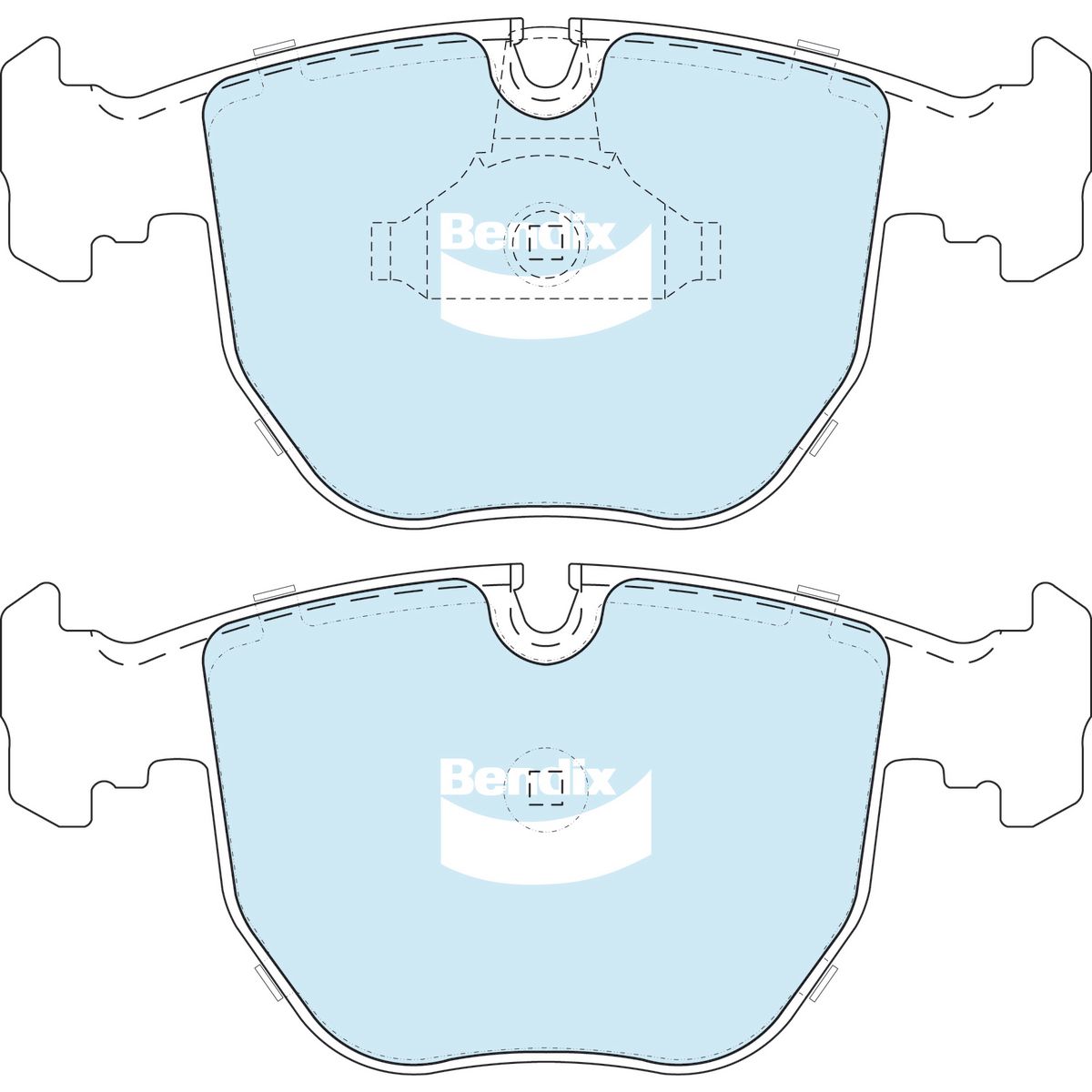Bendix Ultimate+ Brake Pad Set Front DB1409 ULTPLUS
