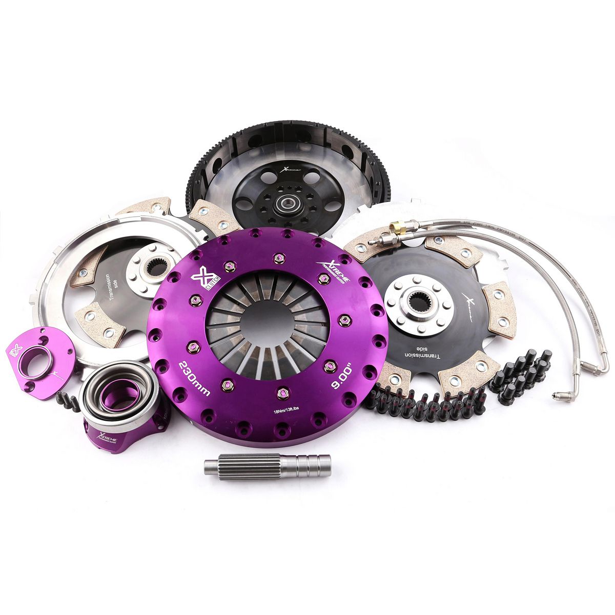 Xtreme Clutch Kit Motorsport Twin Plate w/ Flywheel & CSC Conversion KPR23601-2E