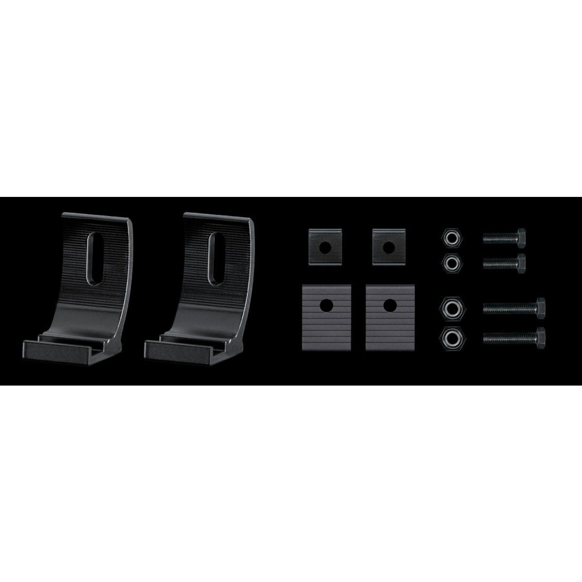 Hella Black Magic Slide Mounts Suit Double Row Bars 8HG 358 176-381
