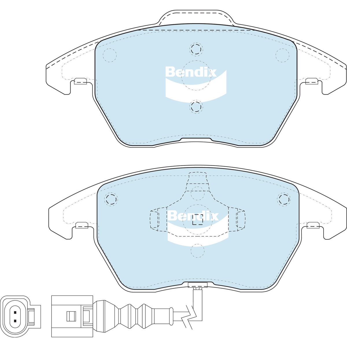 Bendix Brake Pads Set - General Ct DB1849 GCT