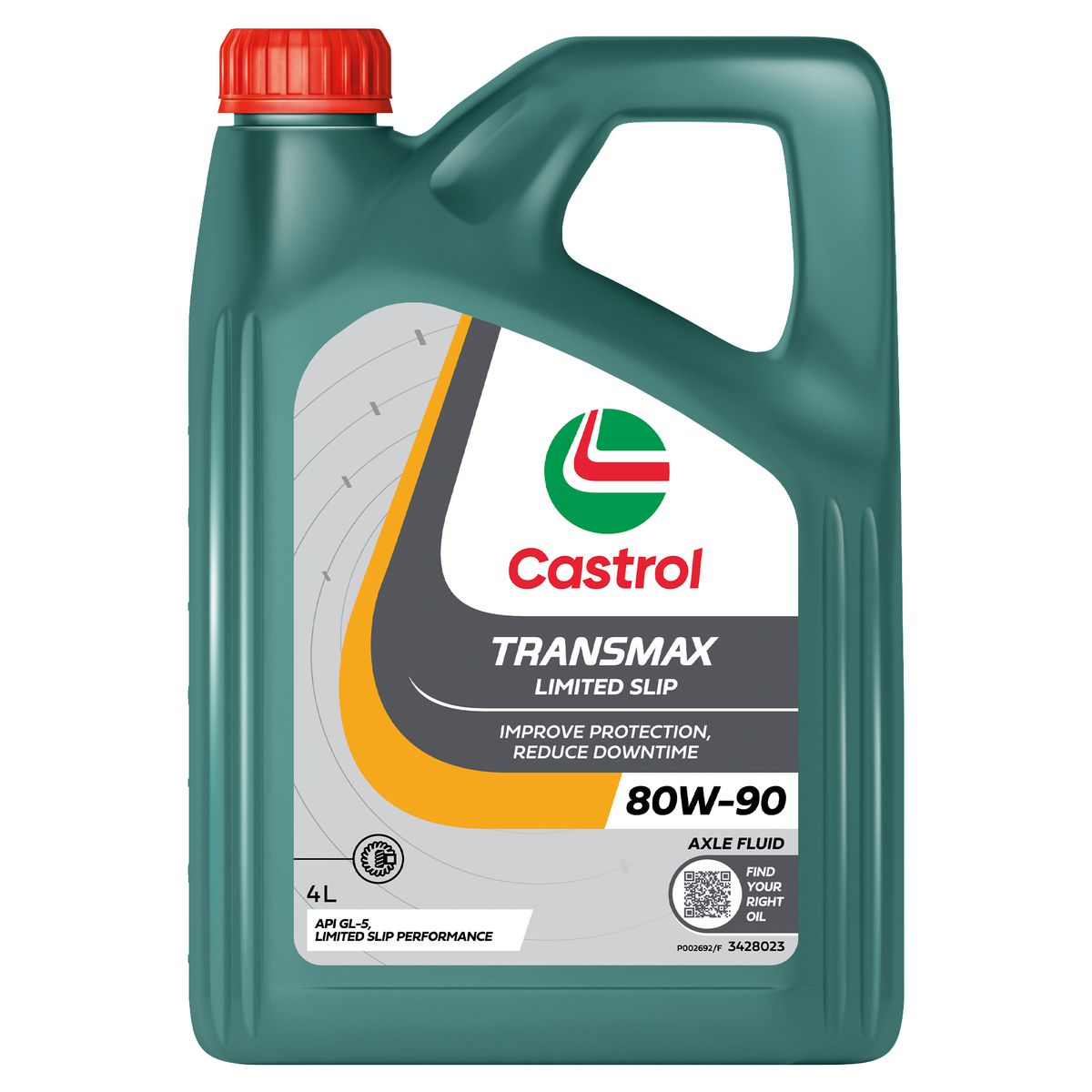 Castrol TRANSMAX Limited Slip 80W-90 Gear Oil 4L 3428023