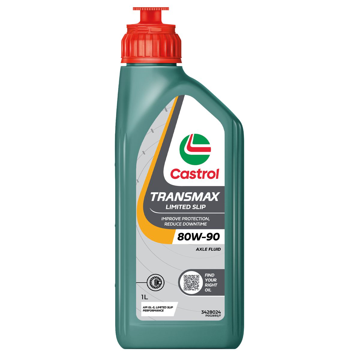 Castrol TRANSMAX Limited Slip 80W-90 Gear Oil 1L 3428024