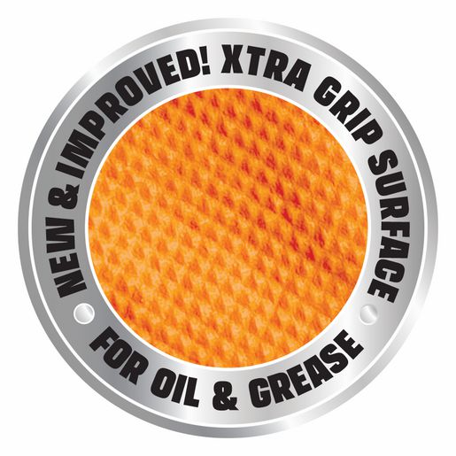 The Glove Company TGC Orange Xtra Grip Nitrile Disposable Gloves 50Pk Size X Large 131044