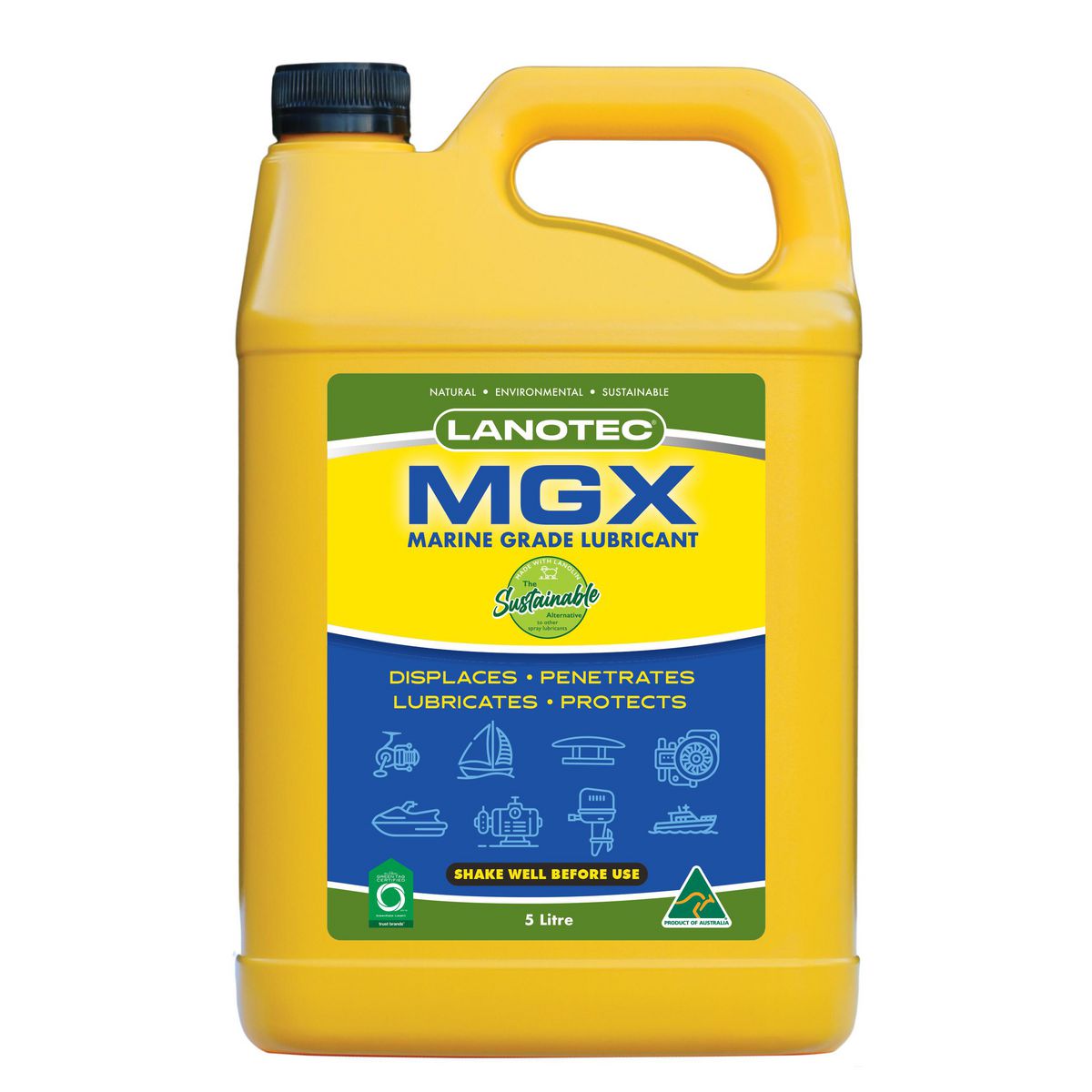 Lanotec Marine Grade Lubricant- 5L MGX\0005