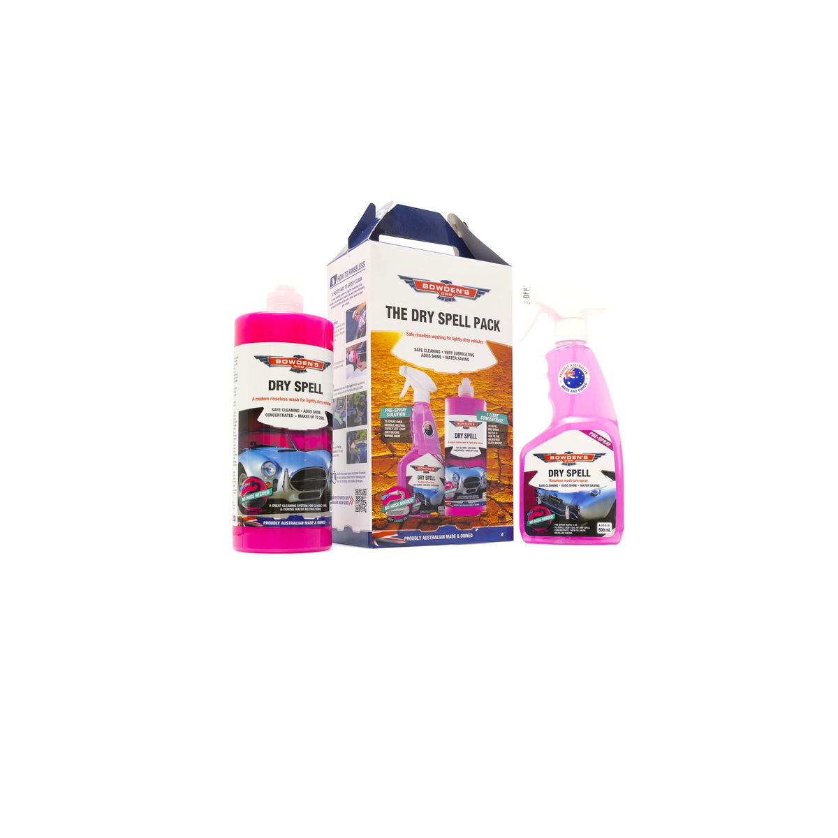 Bowden's Own Dry Spell Pack Rinseless Wash BODRYP