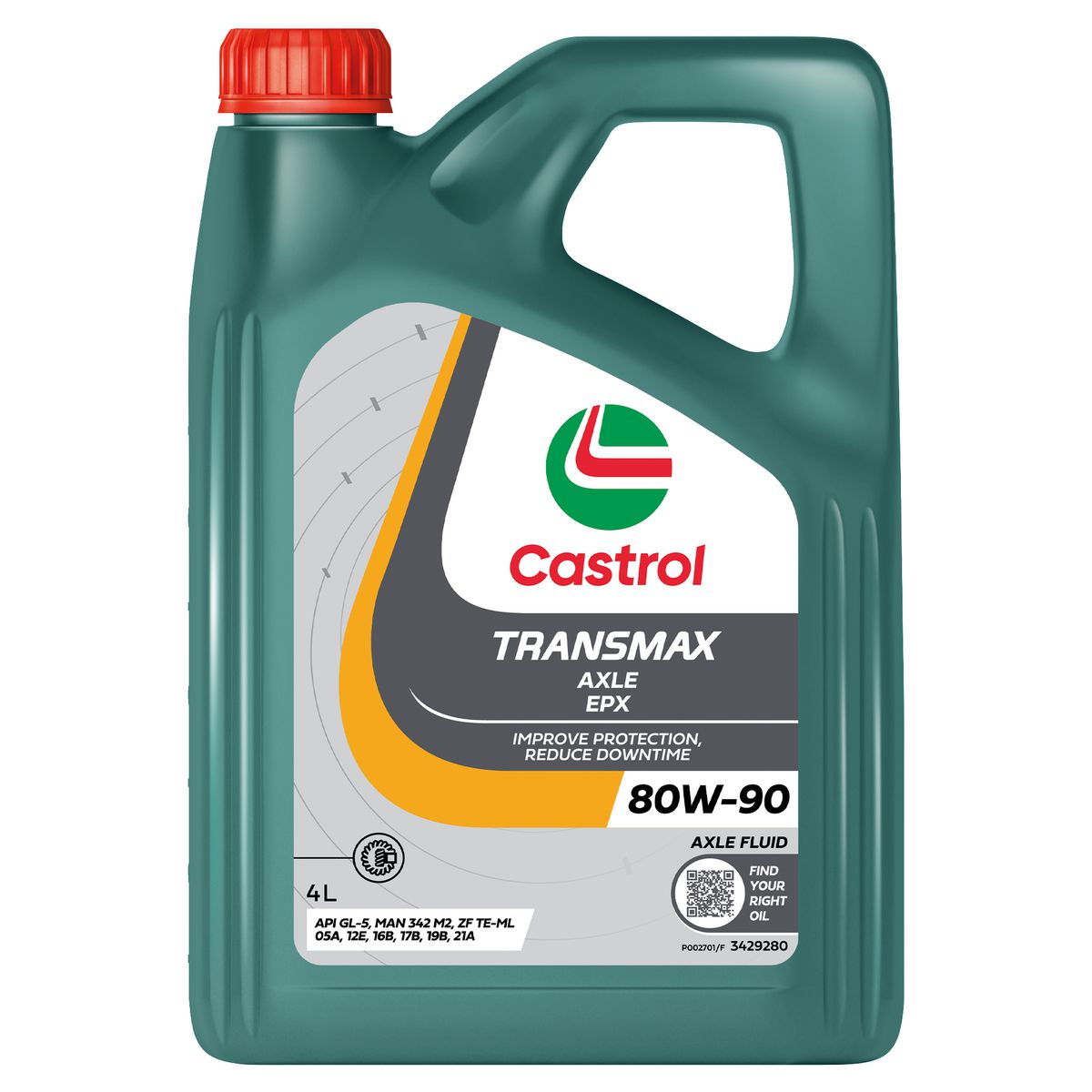 Castrol TRANSMAX Axle EPX 80W-90 Axle Oil 4L 3429280