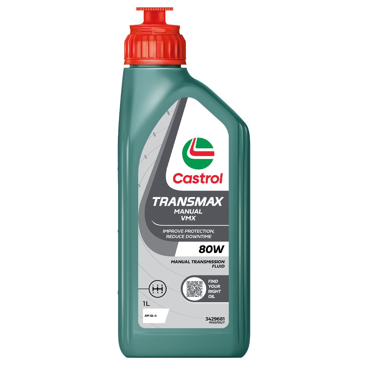 Castrol TRANSMAX Manual VMX 80W Transmission Fluid 1L 3429681