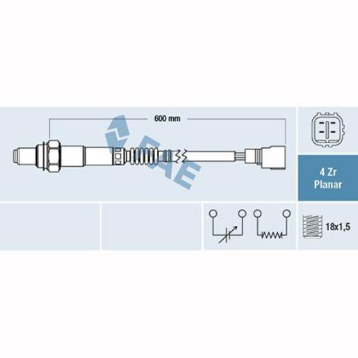 OEX Oxygen Sensor OES Europe OOS5365