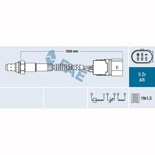 OEX Oxygen Sensor OES Europe OOS1293