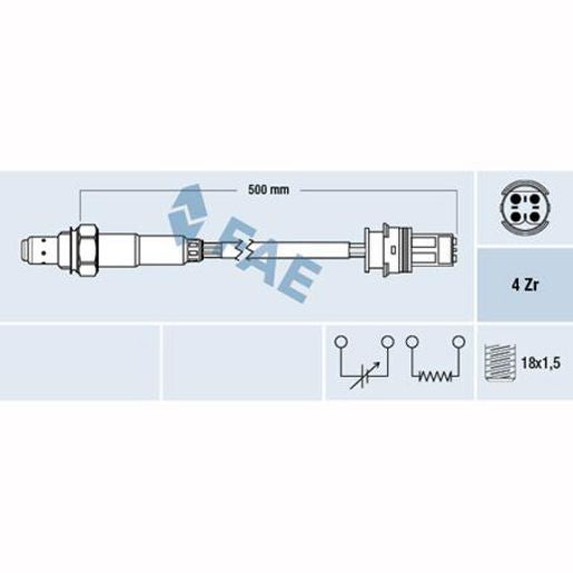 OEX Oxygen Sensor OES Europe OOS5151