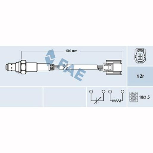 OEX Oxygen Sensor OES Europe OOS5364