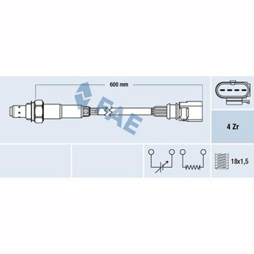 OEX Oxygen Sensor OES Europe OOS5053