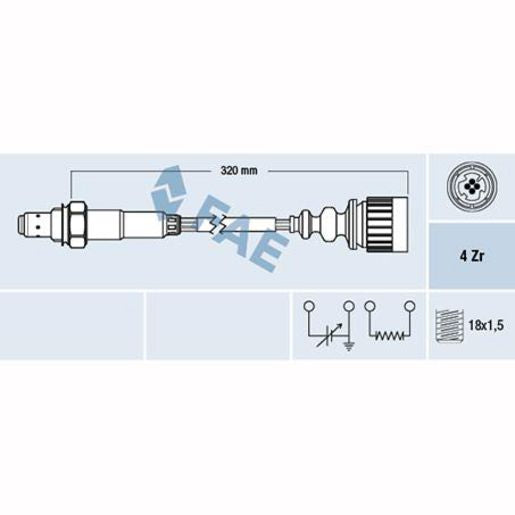 OEX Oxygen Sensor OES Europe OOS5150