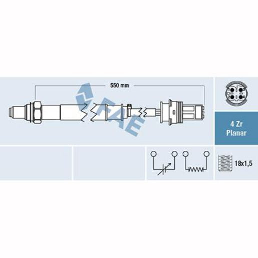 OEX Oxygen Sensor OES Europe OOS5176