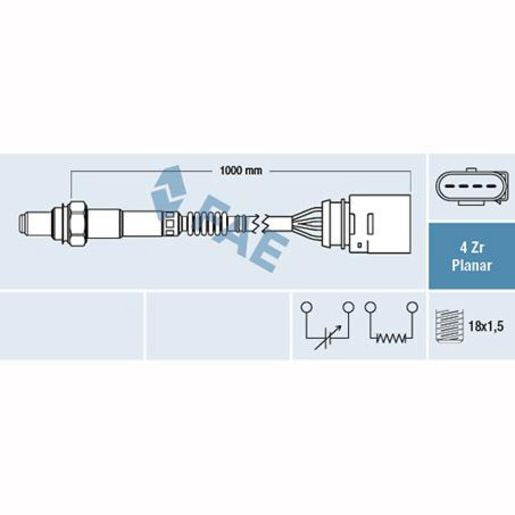 OEX Oxygen Sensor OES Europe OOS5181