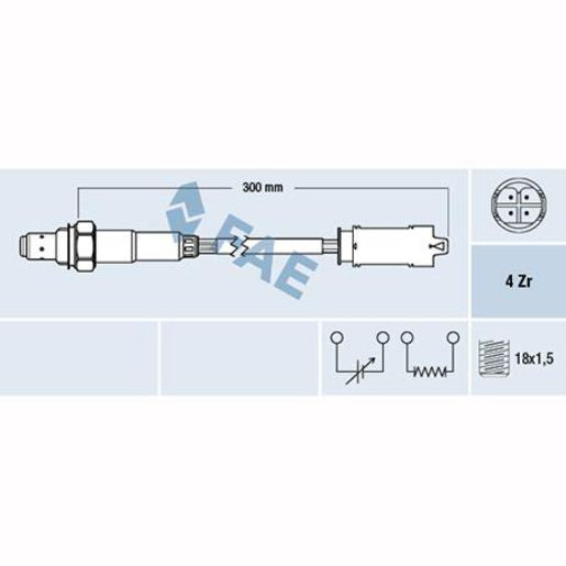 OEX Oxygen Sensor OES Europe OOS5157